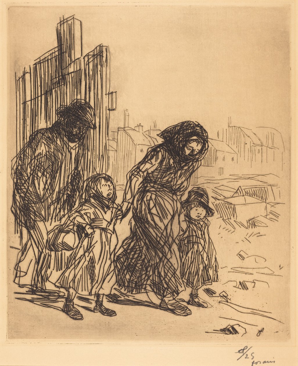 Na de aanval (After the Seizure) door Jean-Louis Forain