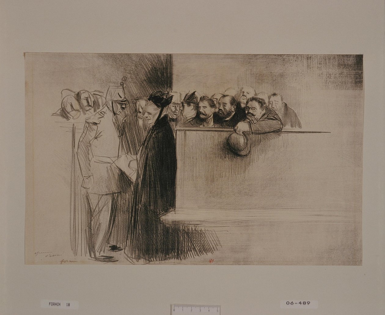 De zitting (3e plaat) door Jean-Louis Forain