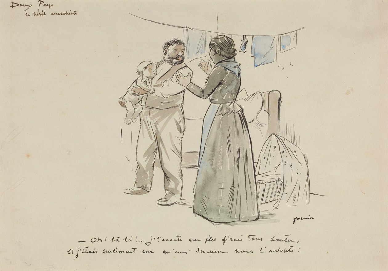 Het anarchistische gevaar door Jean-Louis Forain