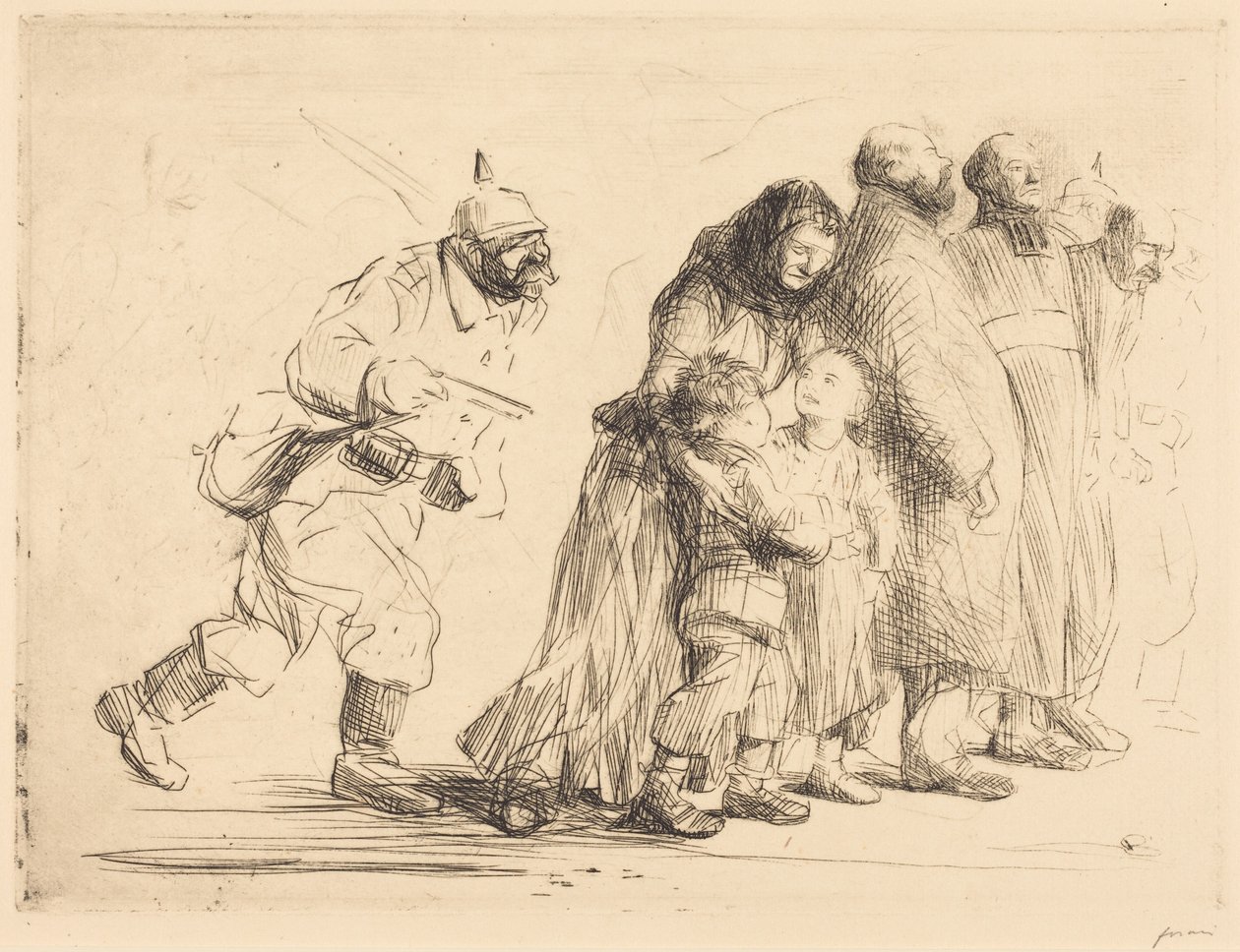 De notabelen - grote plaat door Jean-Louis Forain