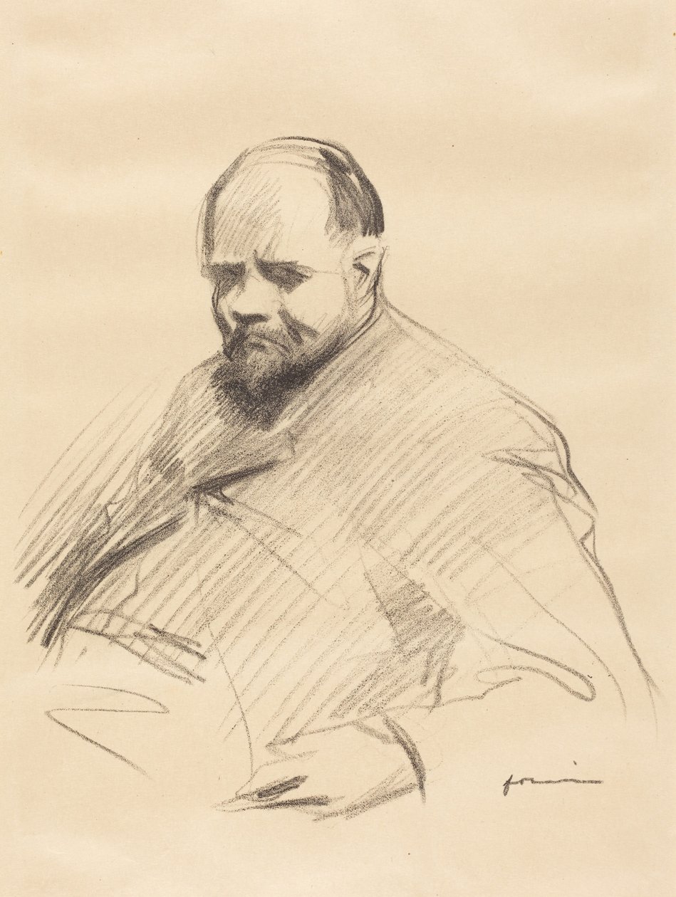 Portret van Ambroise Vollard (Portrait of Ambroise Vollard) door Jean-Louis Forain