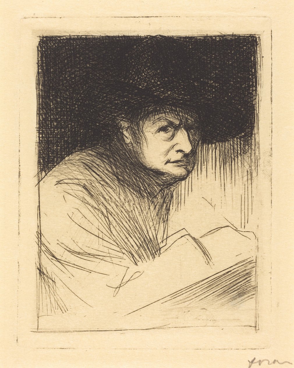 Portret van Forain (Portrait of Forain) door Jean-Louis Forain