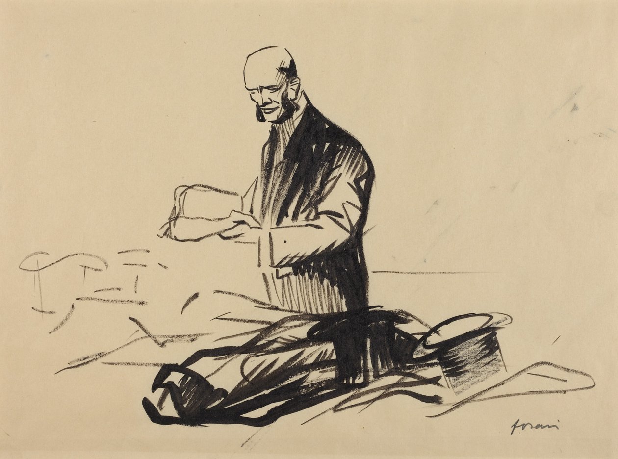 De hoed van maarschalk Foch door Jean-Louis Forain