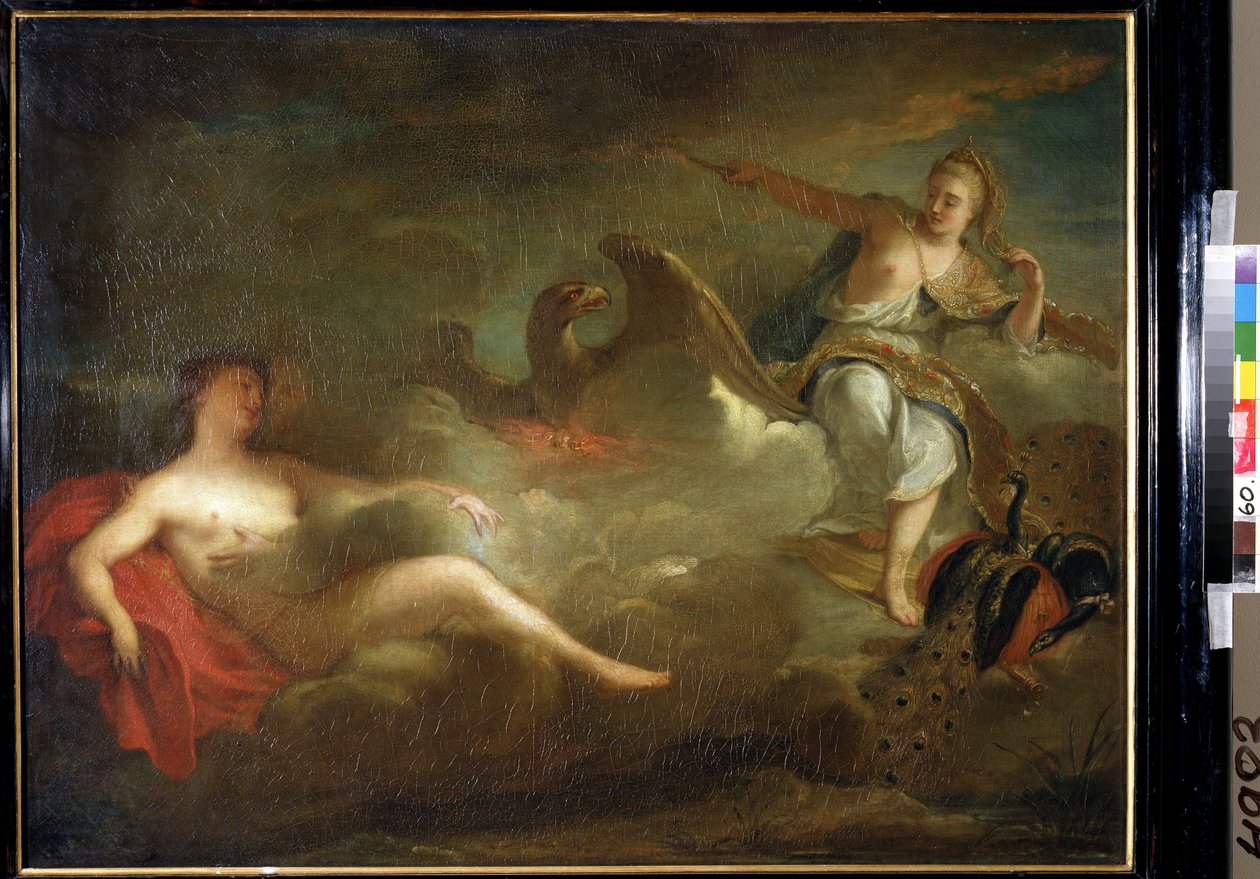 Jupiter, Juno en Io door Jean Marc Nattier
