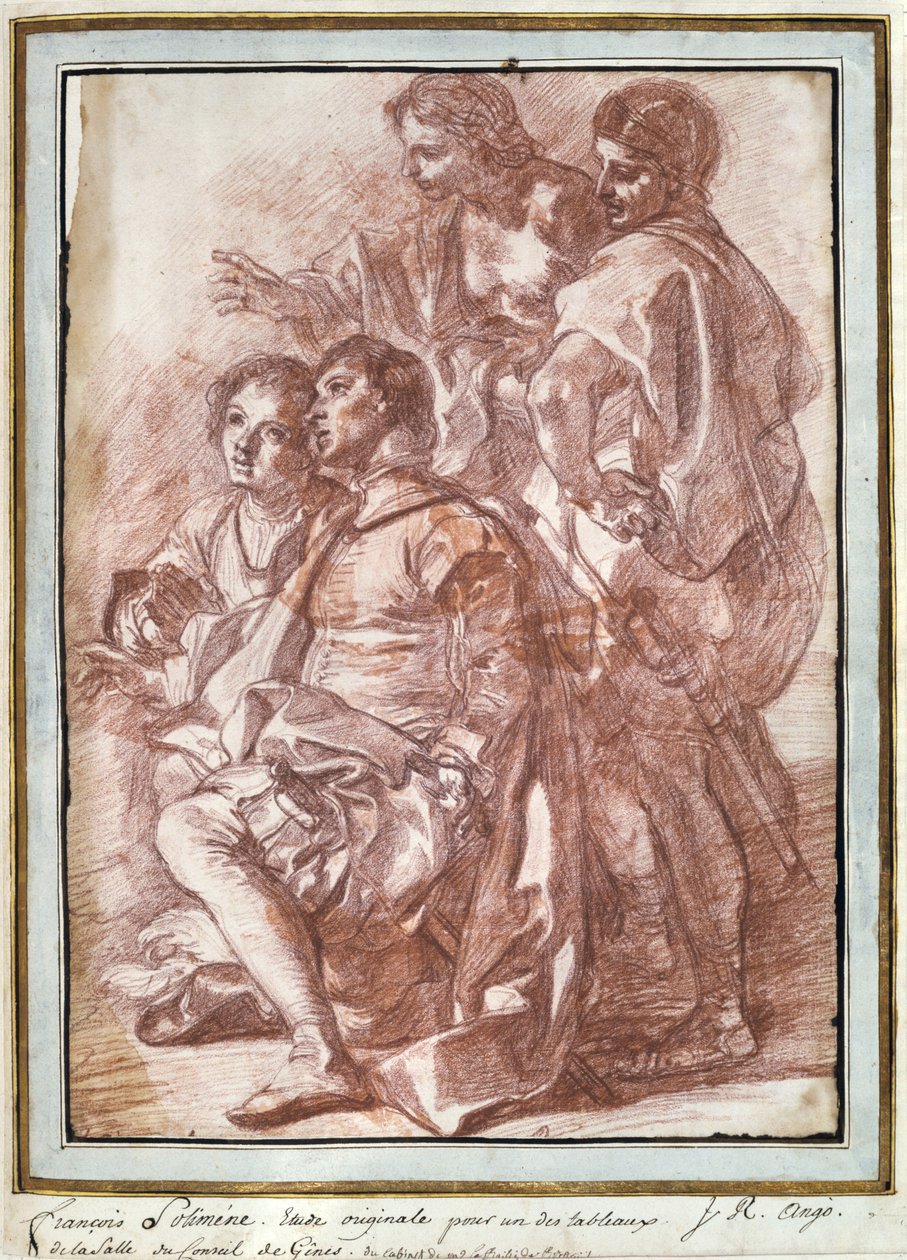 Christopher Columbus landt in Amerika 1494 door Jean Robert Ango