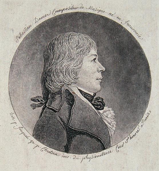 Sebastien Demar (1763-1832) gegraveerd door Gilles-Louis Chretien (1754-1811) door Jean (after) Fouquet