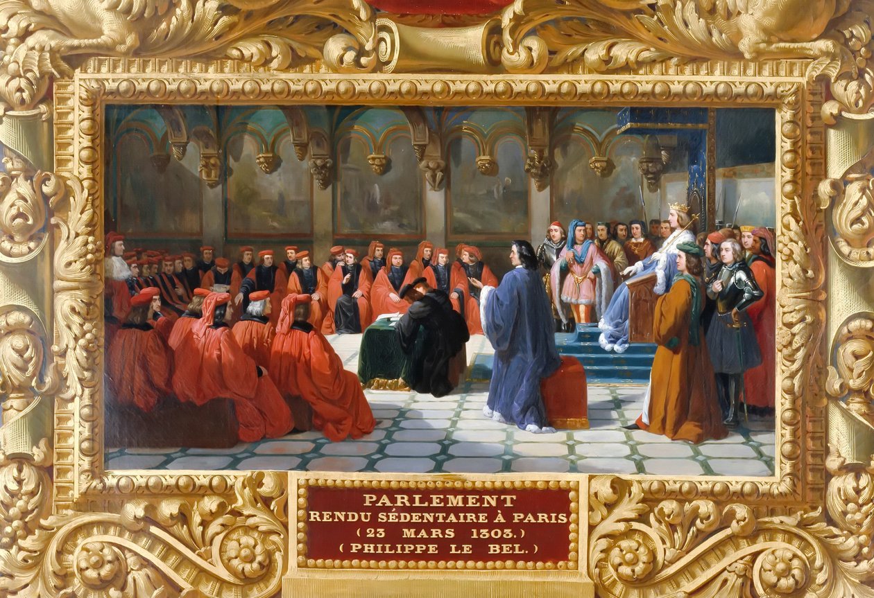 Filips IV de Schone stelt het Parlement in Parijs in 1303 in