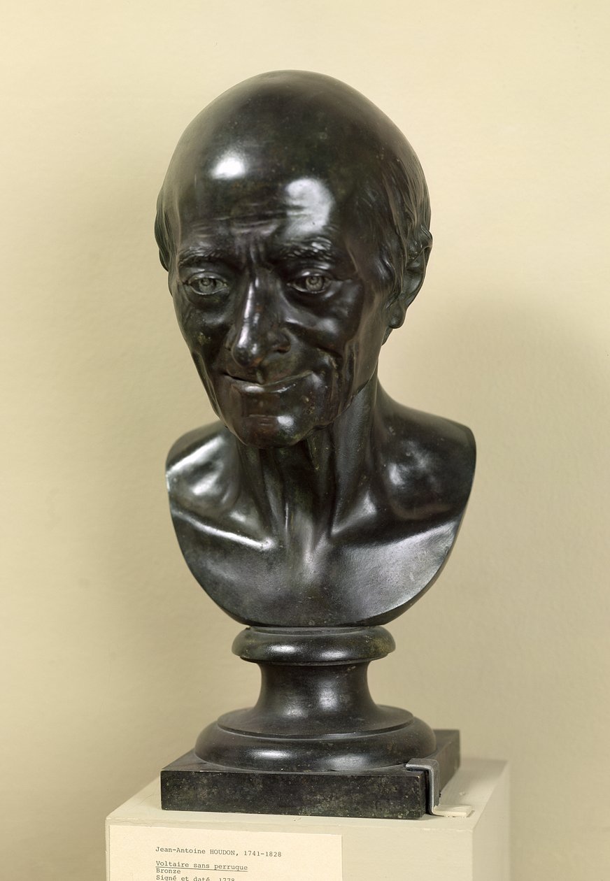 Buste van Voltaire (1694-1778) 1778 door Jean Antoine Houdon