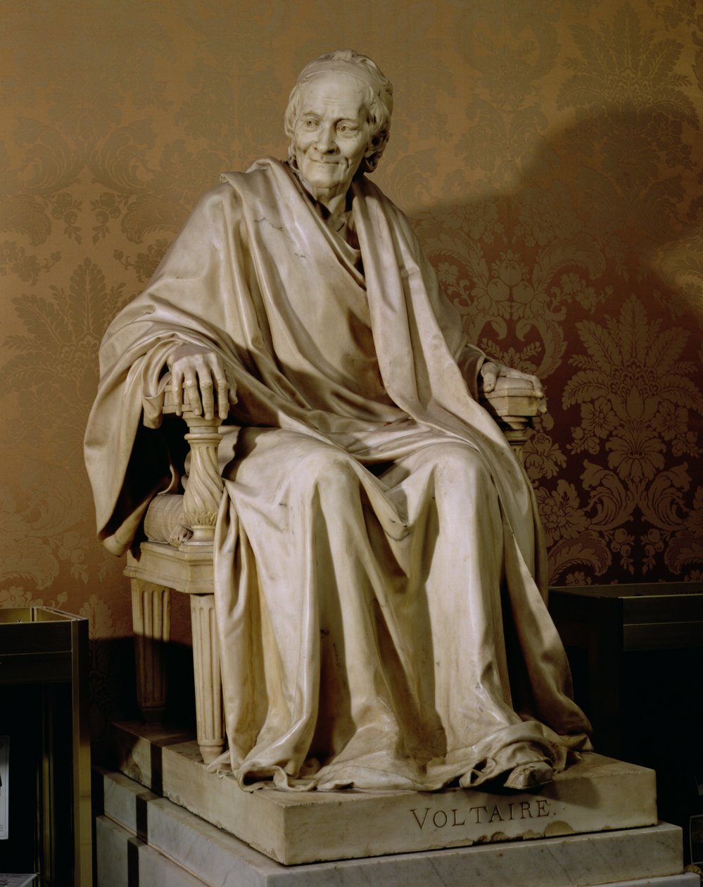 Francois-Marie Arouet Voltaire (1694-1778) 1781 door Jean Antoine Houdon