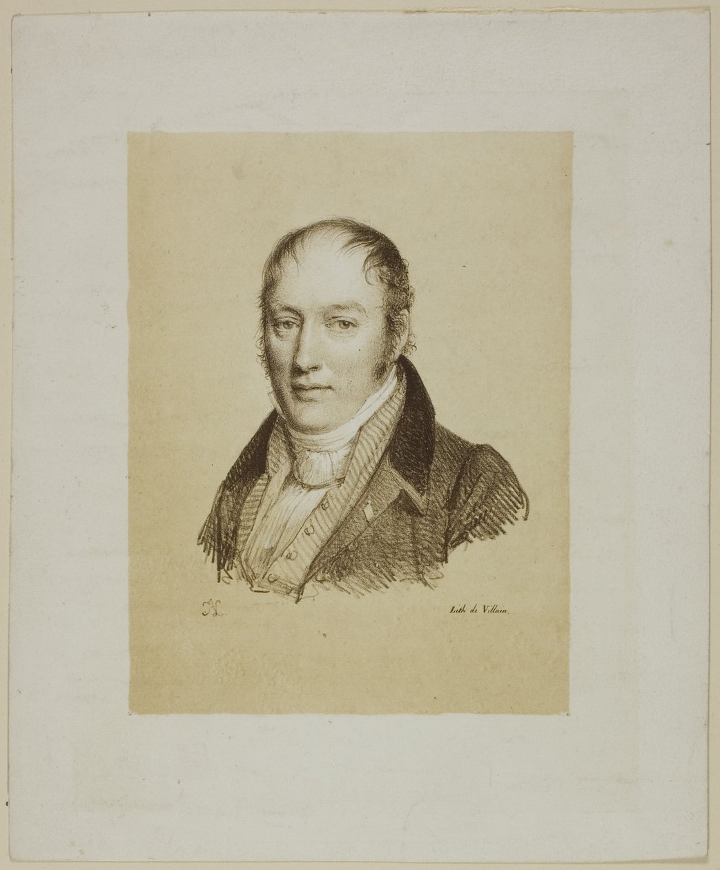 Portret van een Man door Jean Antoine Laurent