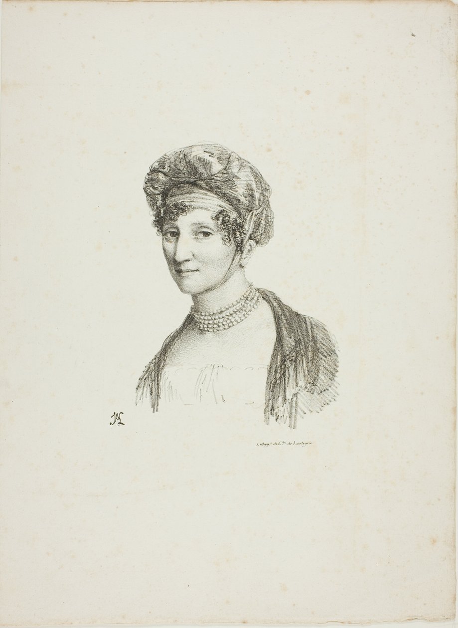 Portret van een Vrouw met een Tulband door Jean Antoine Laurent