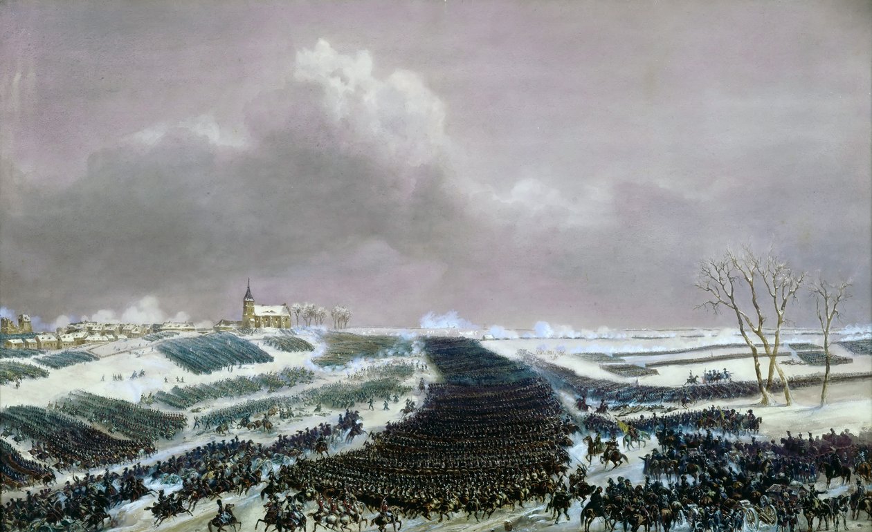 De slag bij Preussisch-Eylau op 8 februari 1807 door Jean Antoine Simeon Fort