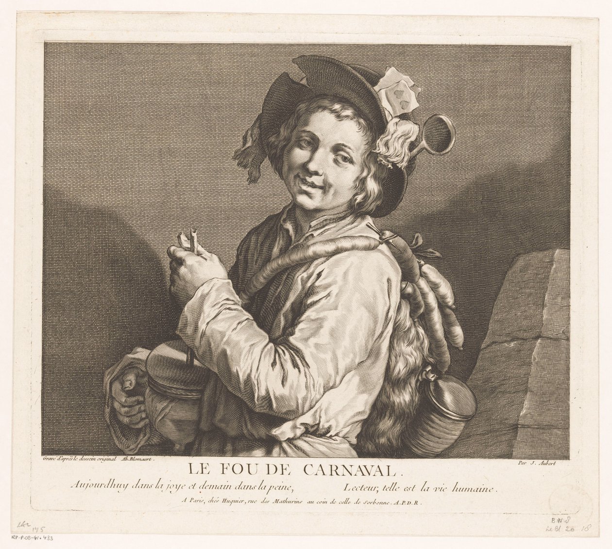 Jongen met een rommelpot door Jean Aubert