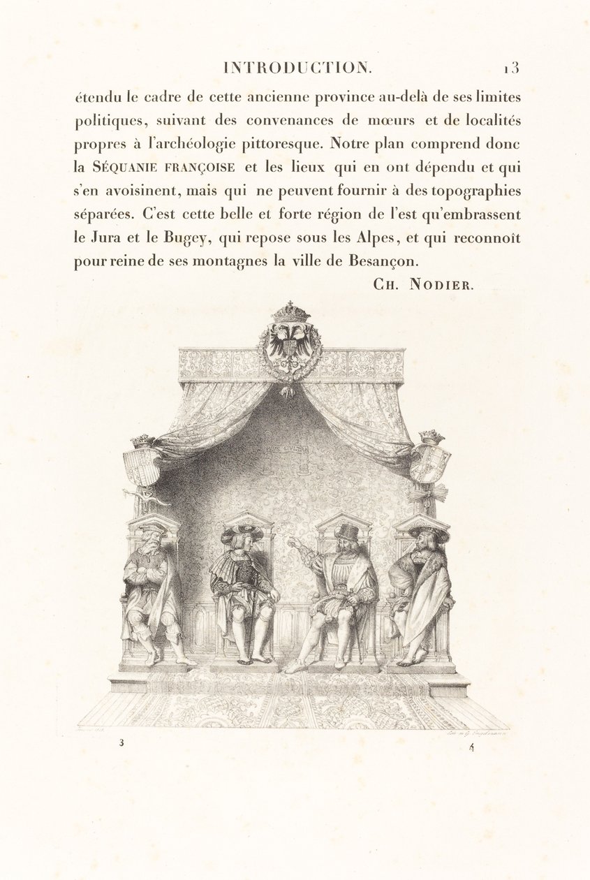 Vier Magistraten van Besançon door Jean Auguste Dominique Ingres