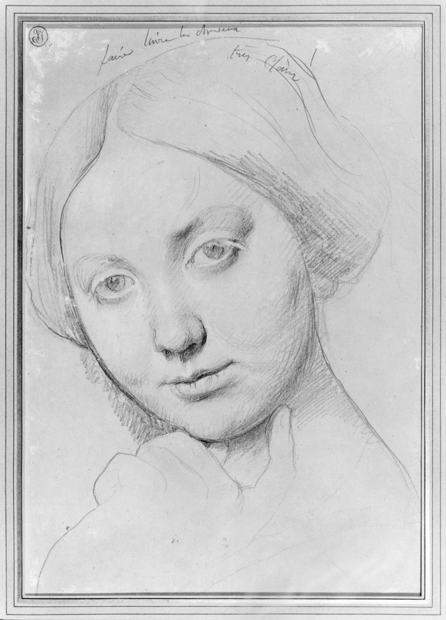 Louise de Broglie, gravin van Haussonville, ca. 1842 door Jean Auguste Dominique Ingres