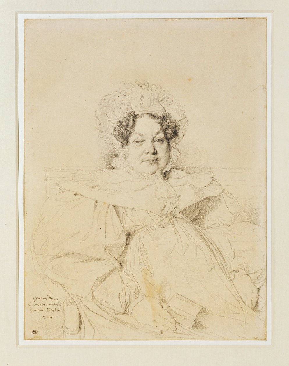 Louis-Francois Bertin ... door Jean Auguste Dominique Ingres