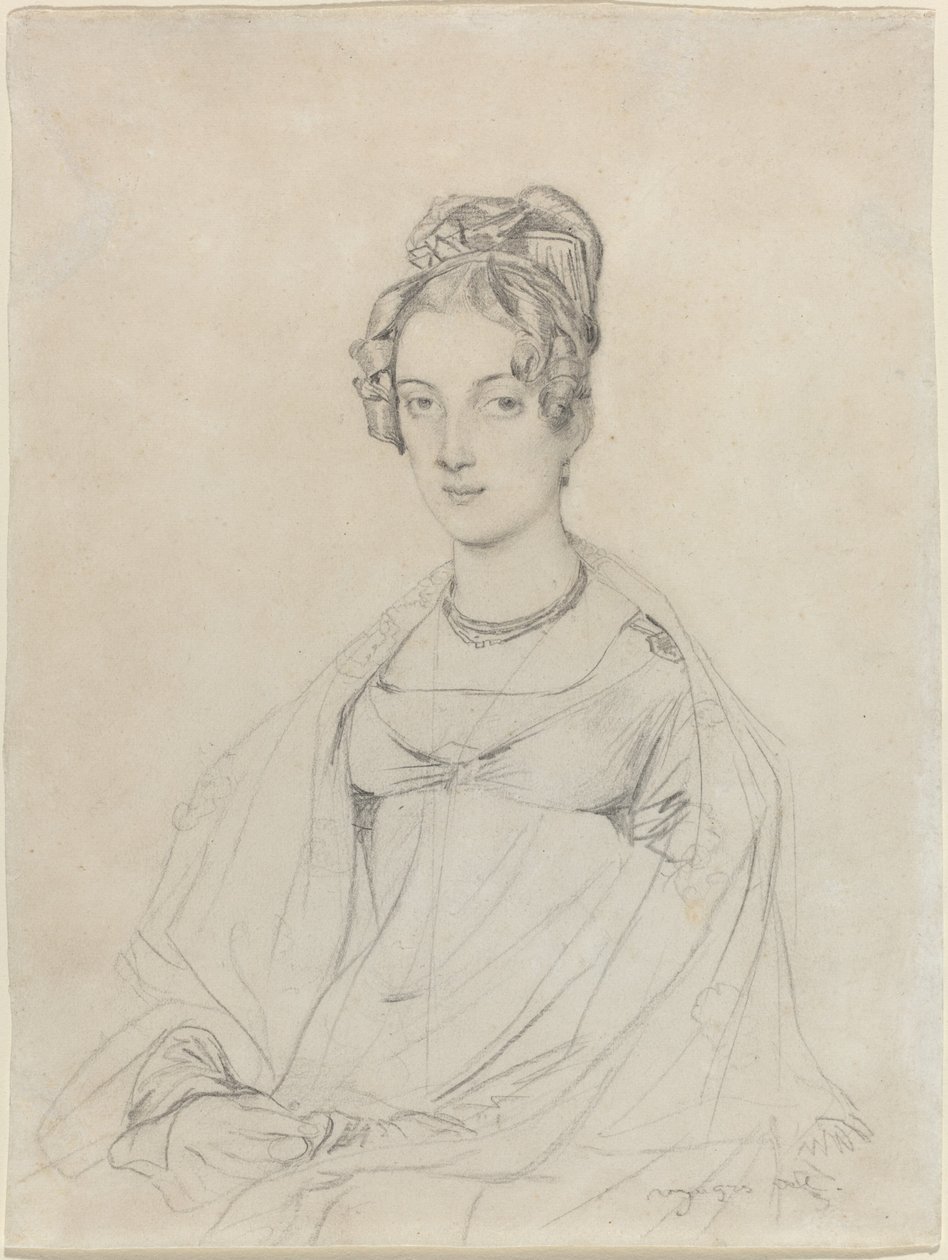 Mevrouw Edward Dodwell door Jean Auguste Dominique Ingres
