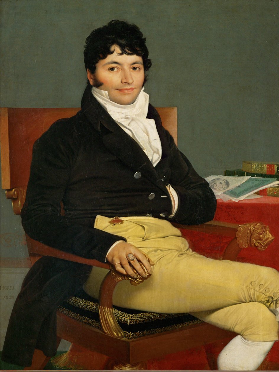 Philibert Riviere, meester van de verzoekschriften bij de Raad van de Koning ... door Jean Auguste Dominique Ingres