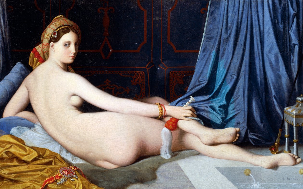 De Grote Odalisk door Jean Auguste Dominique Ingres