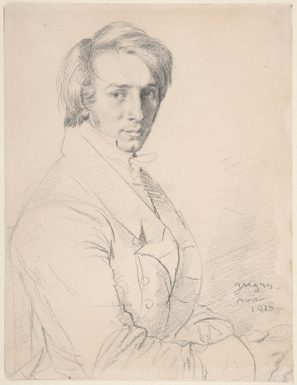 Ursin-Jules Vatinelle (1798–1881) door Jean Auguste Dominique Ingres