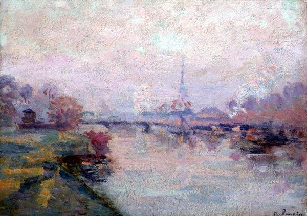 De Seine in Parijs door Jean Baptiste Armand Guillaumin