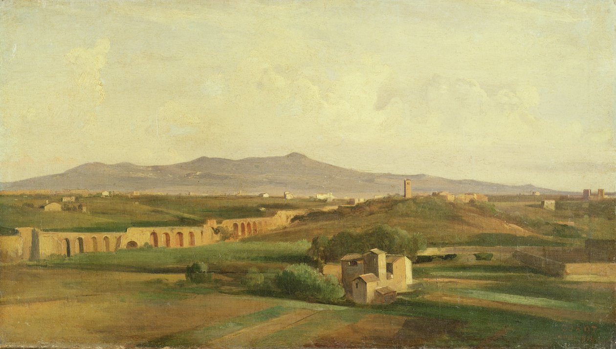 Italiaans Landschap door Jean Baptiste Camille Corot