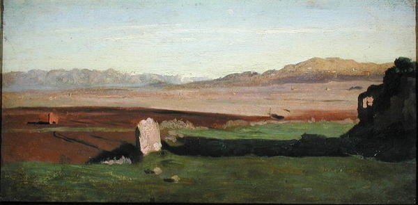 Italiaans Landschap, c.1826 door Jean Baptiste Camille Corot