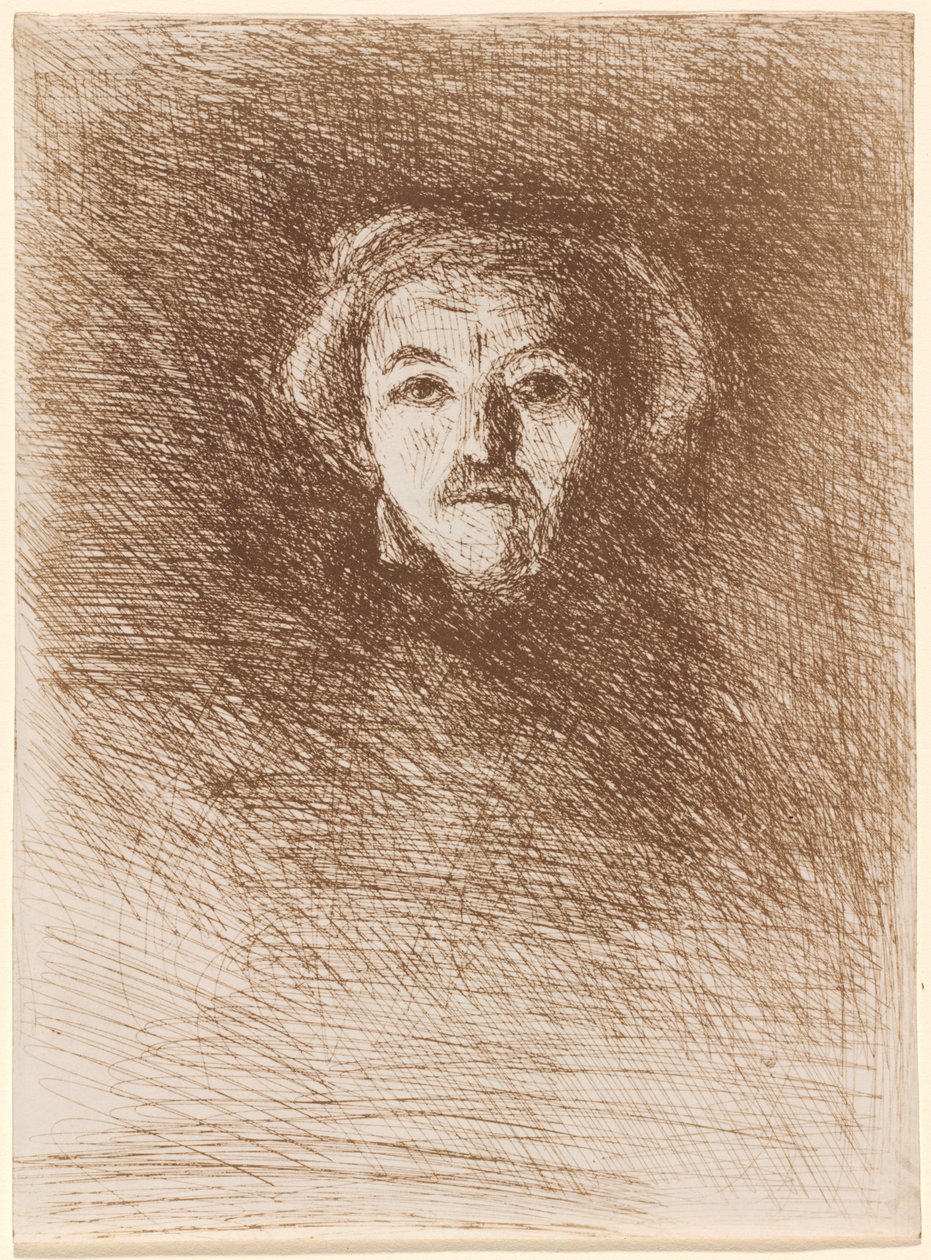 Zelfportret Corot door hemzelf door Jean Baptiste Camille Corot