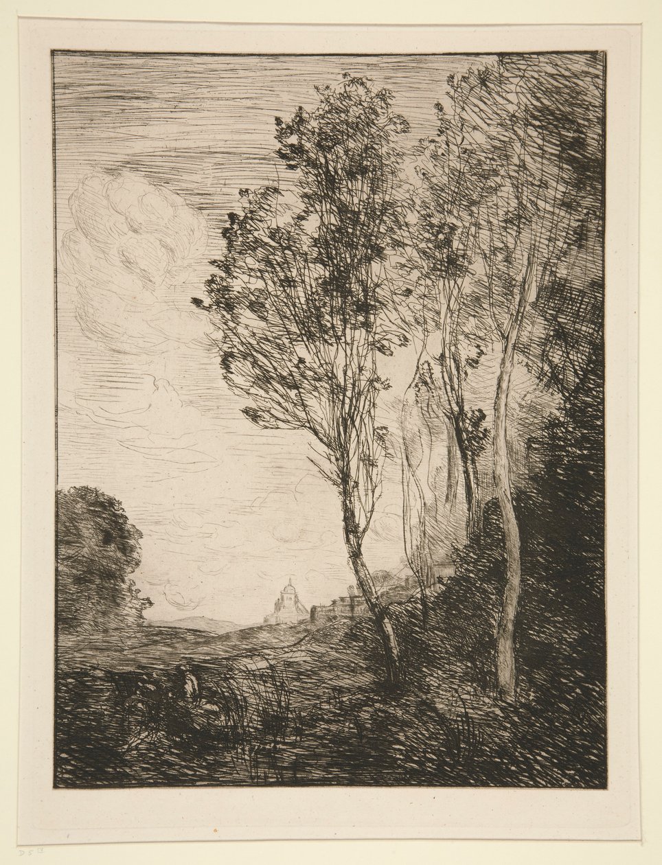 Souvenir door Jean Baptiste Camille Corot