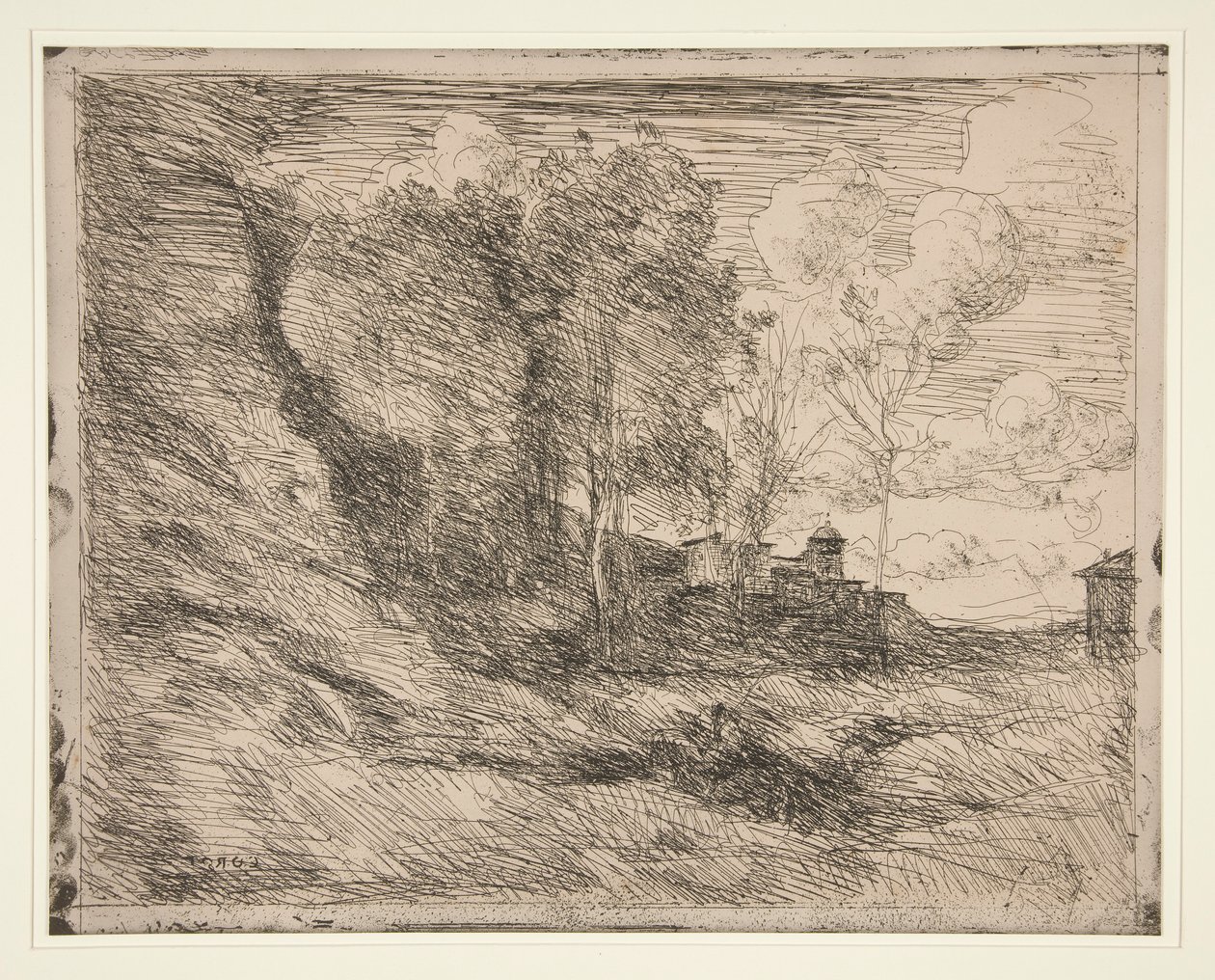 Souvenir door Jean Baptiste Camille Corot
