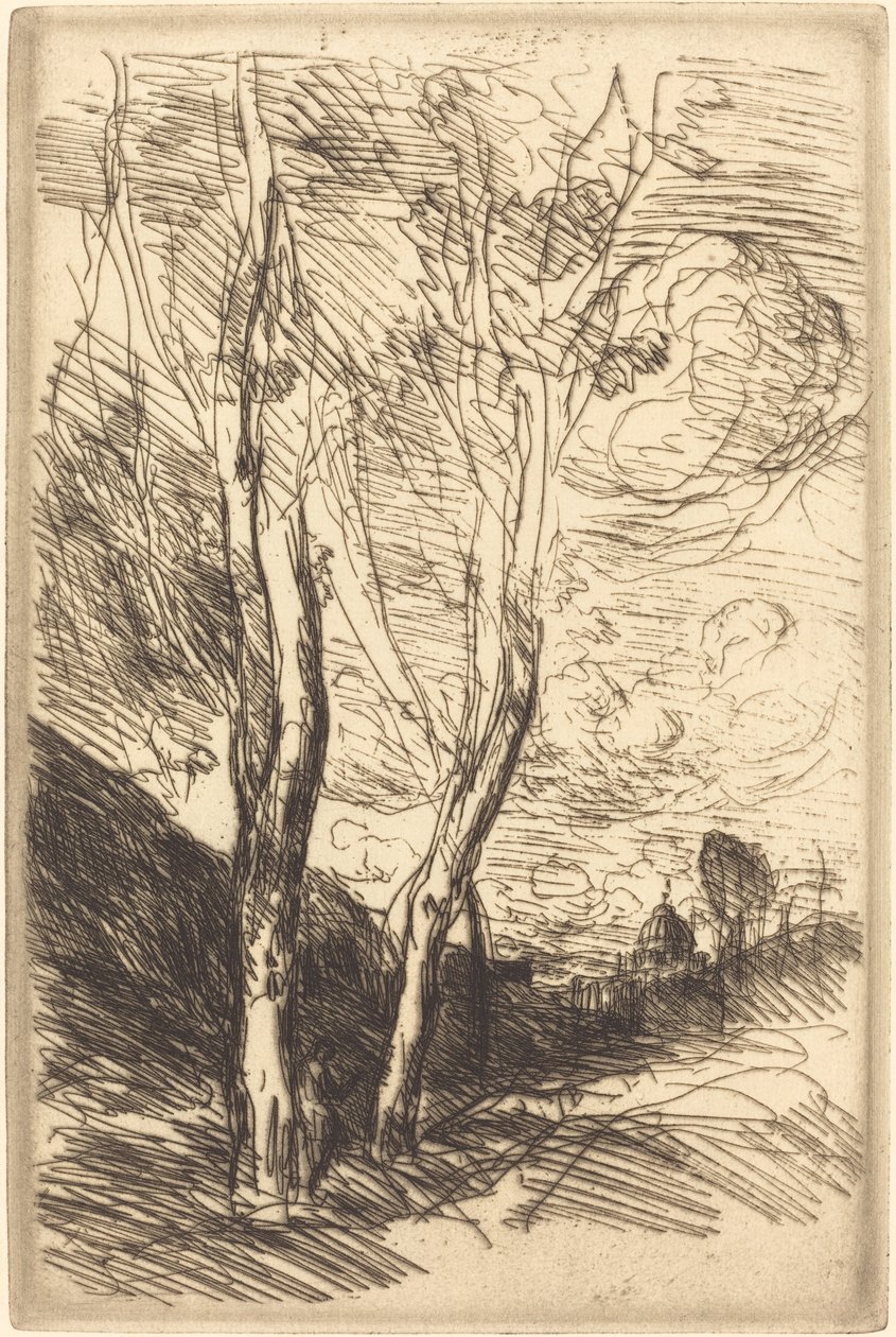 De kathedraal van Florence Le Dome florentin, ca. 1869-1870 door Jean Baptiste Camille Corot