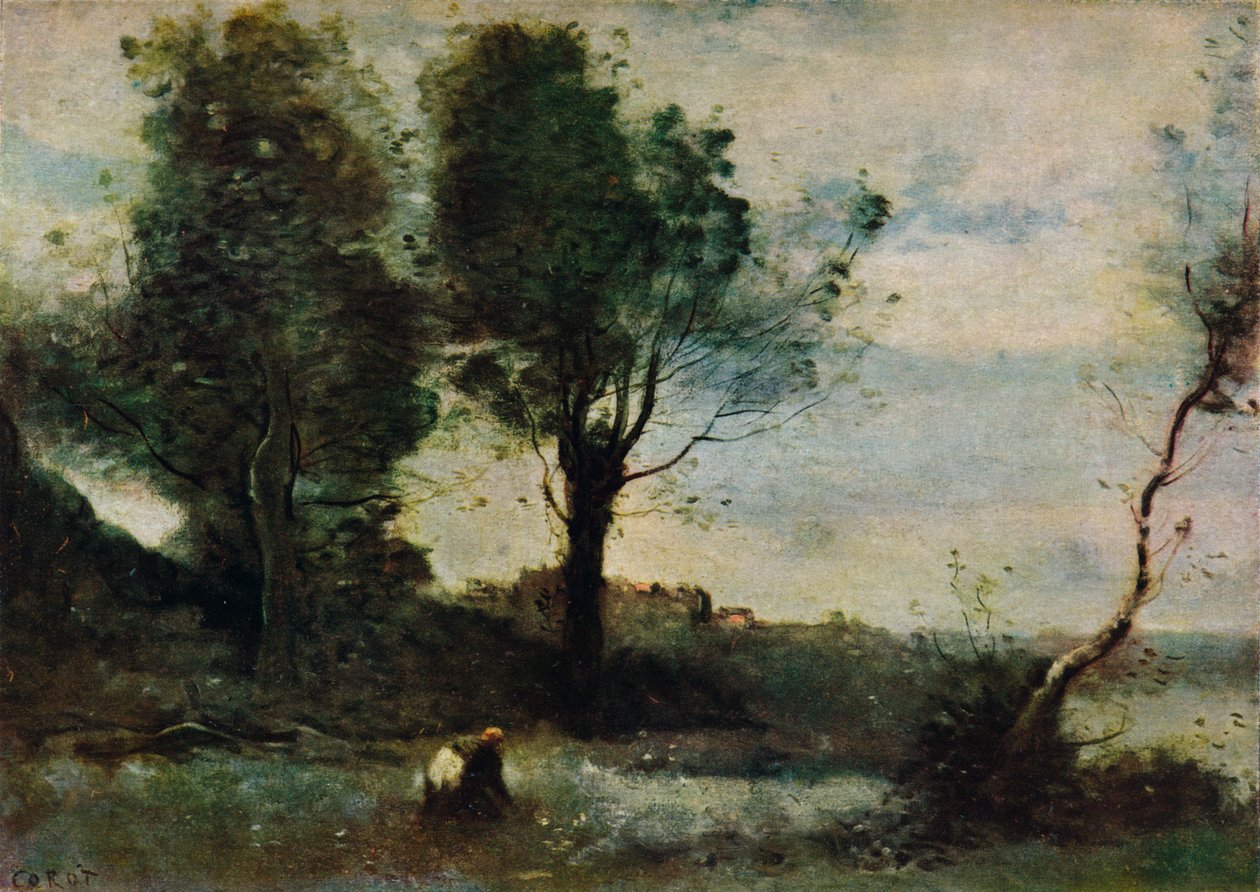 Houtverzamelaars, ca. 1865, 1913 door Jean Baptiste Camille Corot