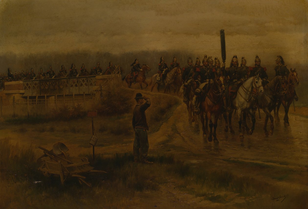 Mijn Oude Regiment door Jean-Baptiste Edouard Detaille