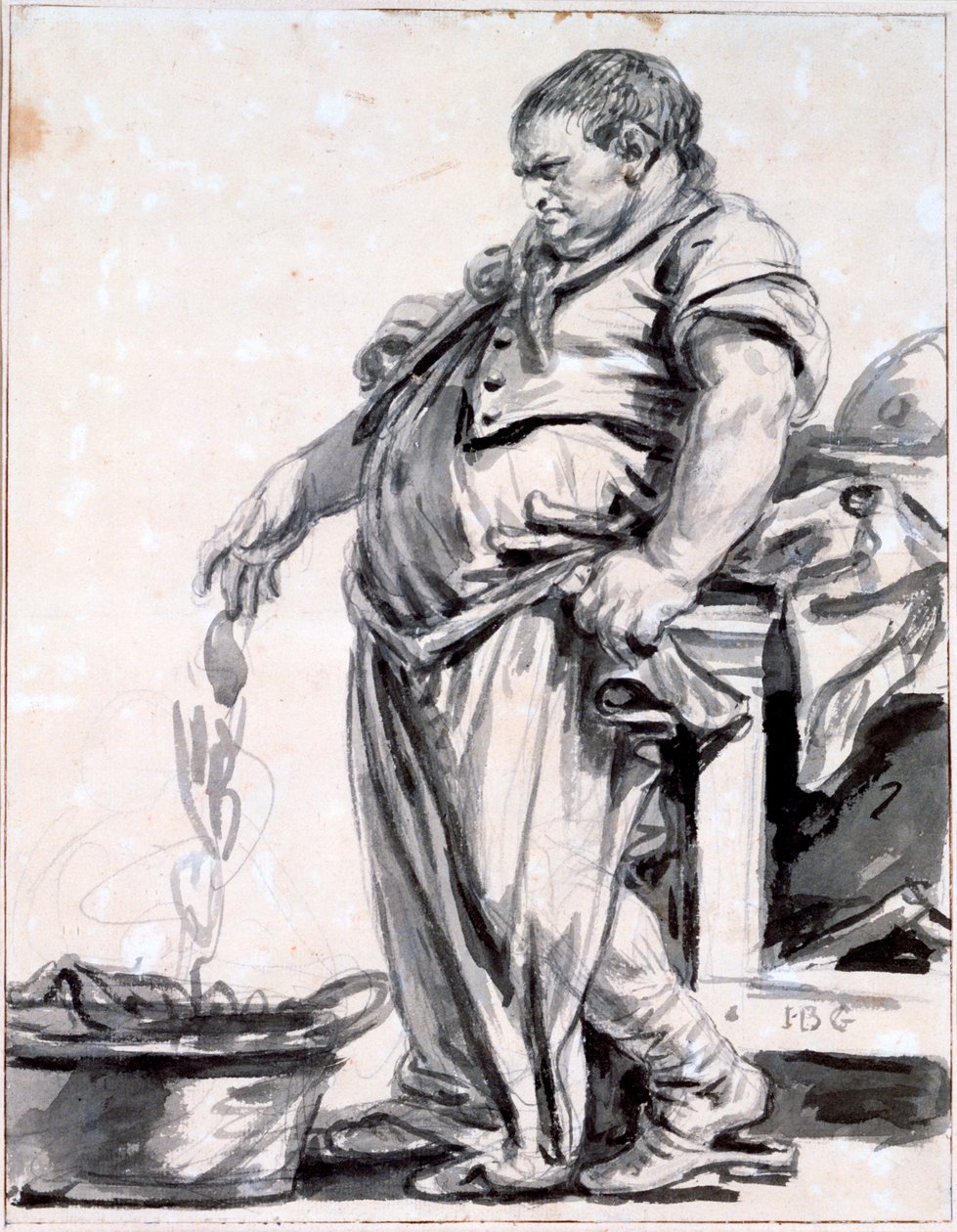 De slager door Jean-Baptiste Greuze
