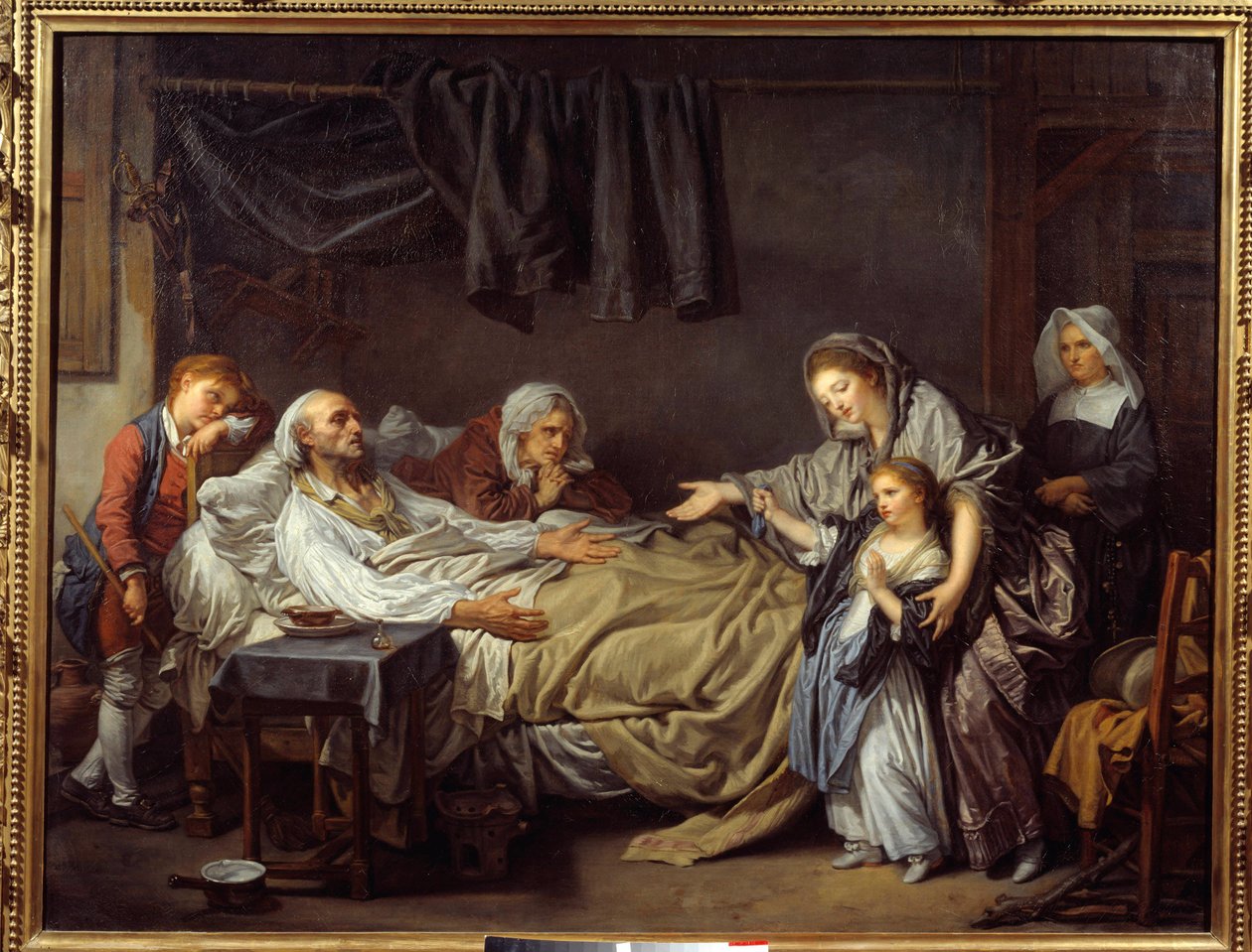 De dame van liefdadigheid door Jean Baptiste Greuze