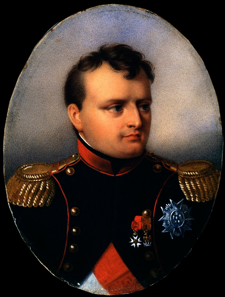 Portret van keizer Napoleon I Bonaparte door Jean Baptiste Isabey