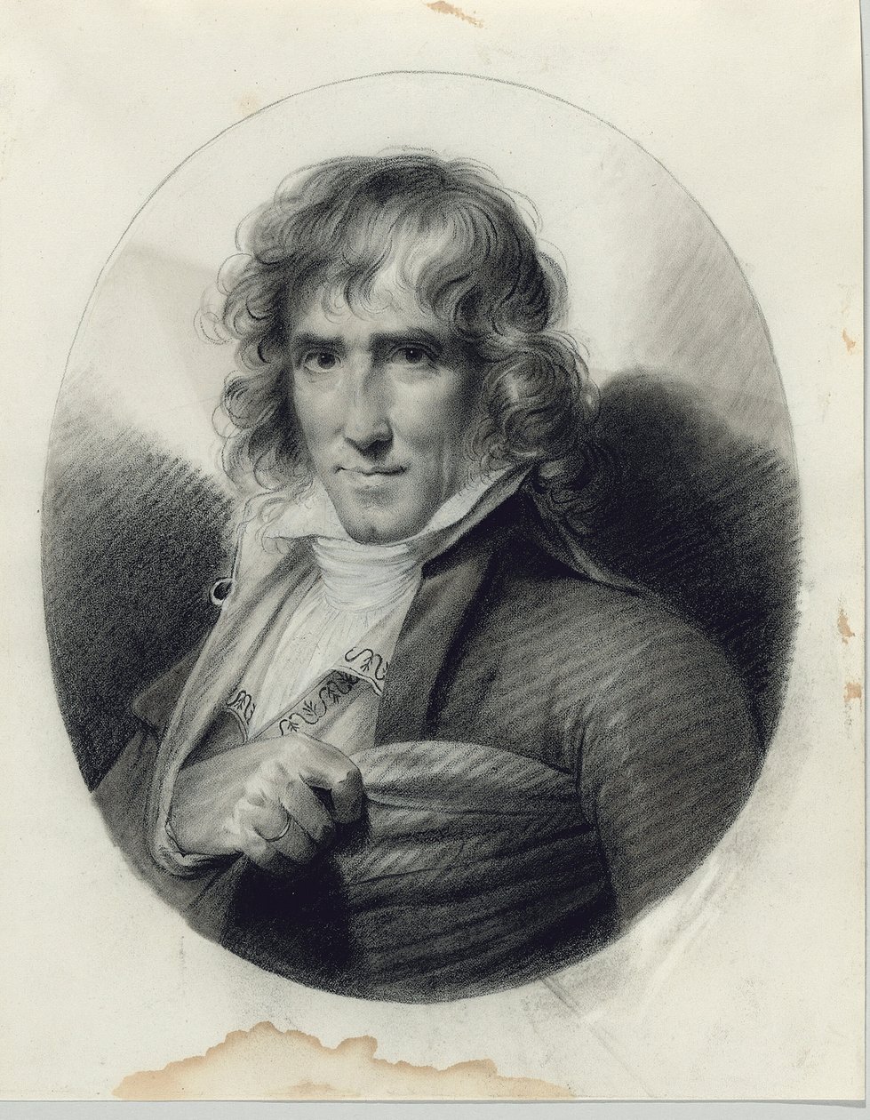 Portret van de kunstenaar Joseph Chinard door Jean Baptiste Isabey