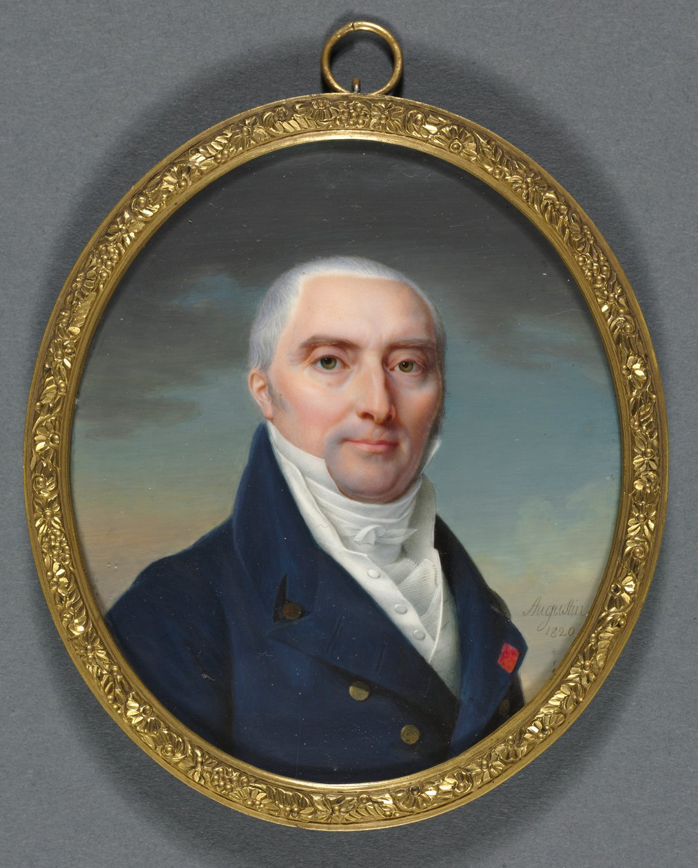 Portret van Antoine Roy, 1820 door Jean Baptiste Jacques Augustin