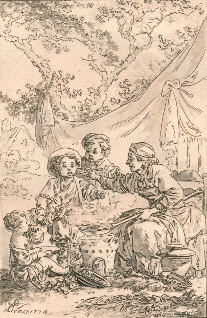 Le Gout, 1774 door Jean Baptiste Le Prince