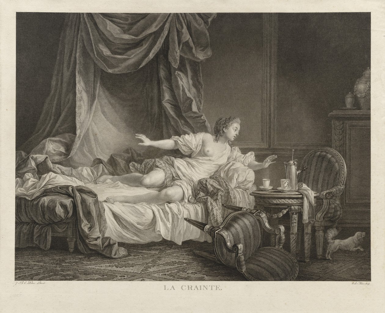 De angst door Jean Baptiste Leprince