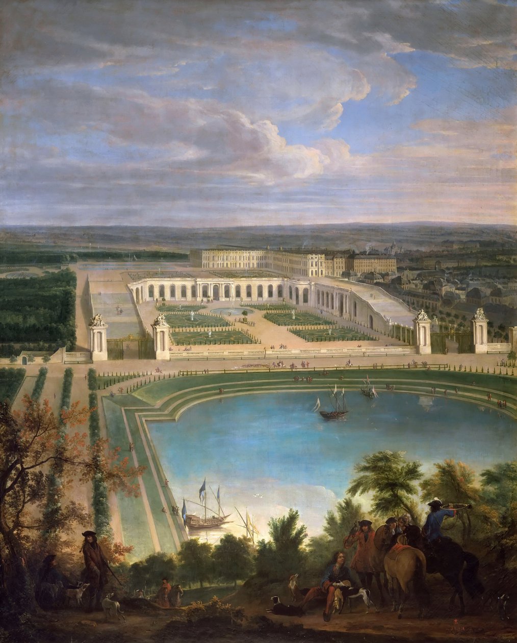 De Orangerie van het kasteel van Versailles door Jean Baptiste Martin