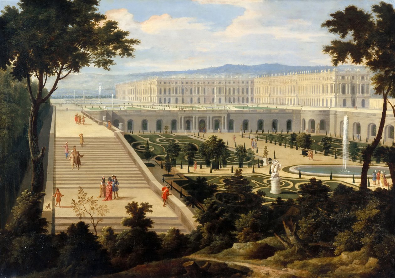 Orangerie van het kasteel van Versailles door Jean Baptiste Martin