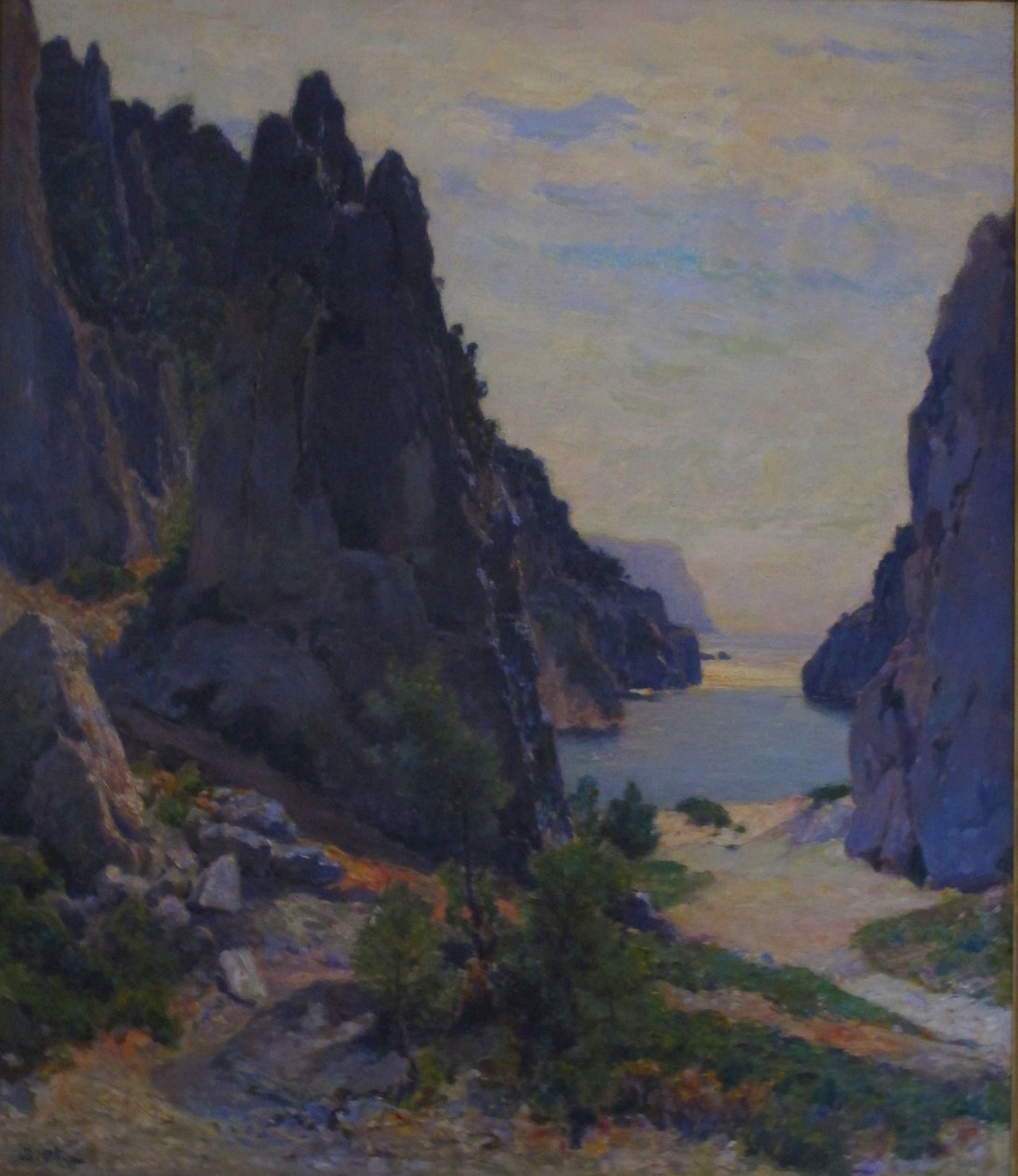 Calanque bij en-Vau door Jean Baptiste Olive