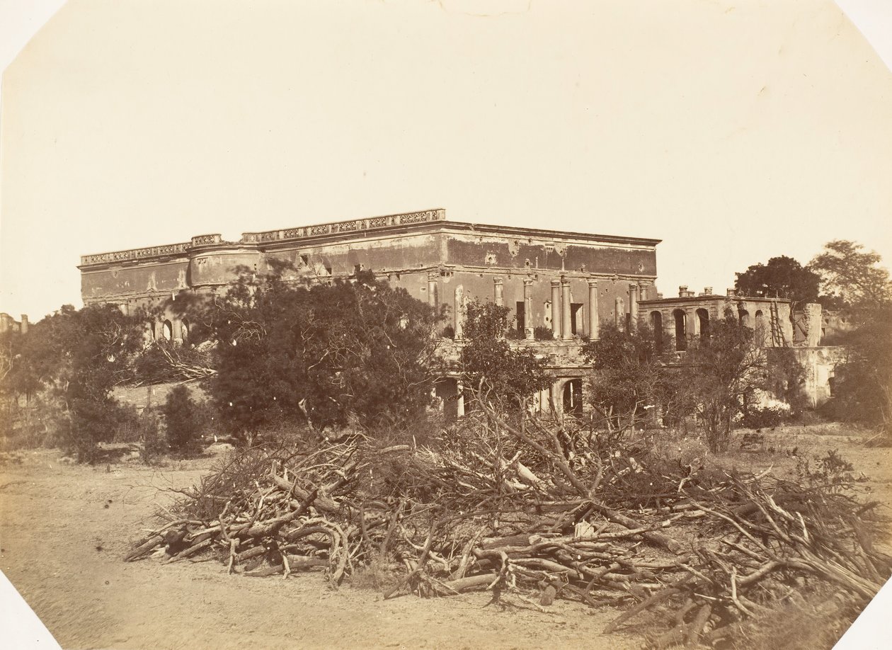 Metcalfe Huis, Delhi door Jean Baptiste Oscar Mallitte