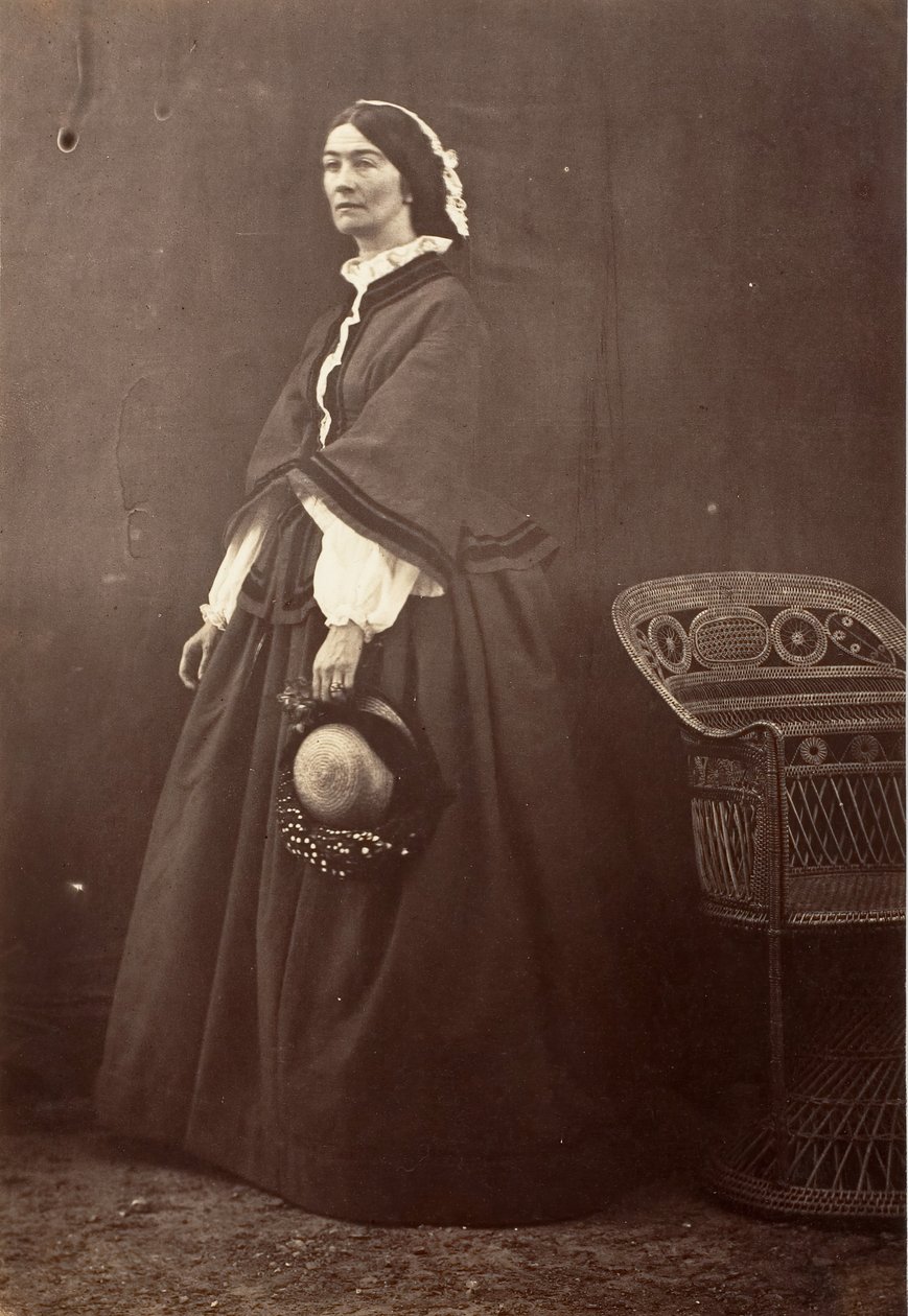 De Gravin Canning, Simla, 1861 door Jean Baptiste Oscar Mallitte