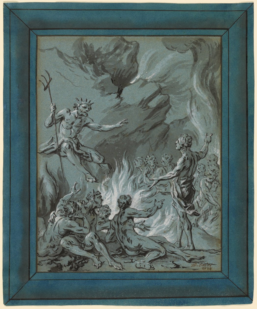 Belphagore door Jean-Baptiste Oudry