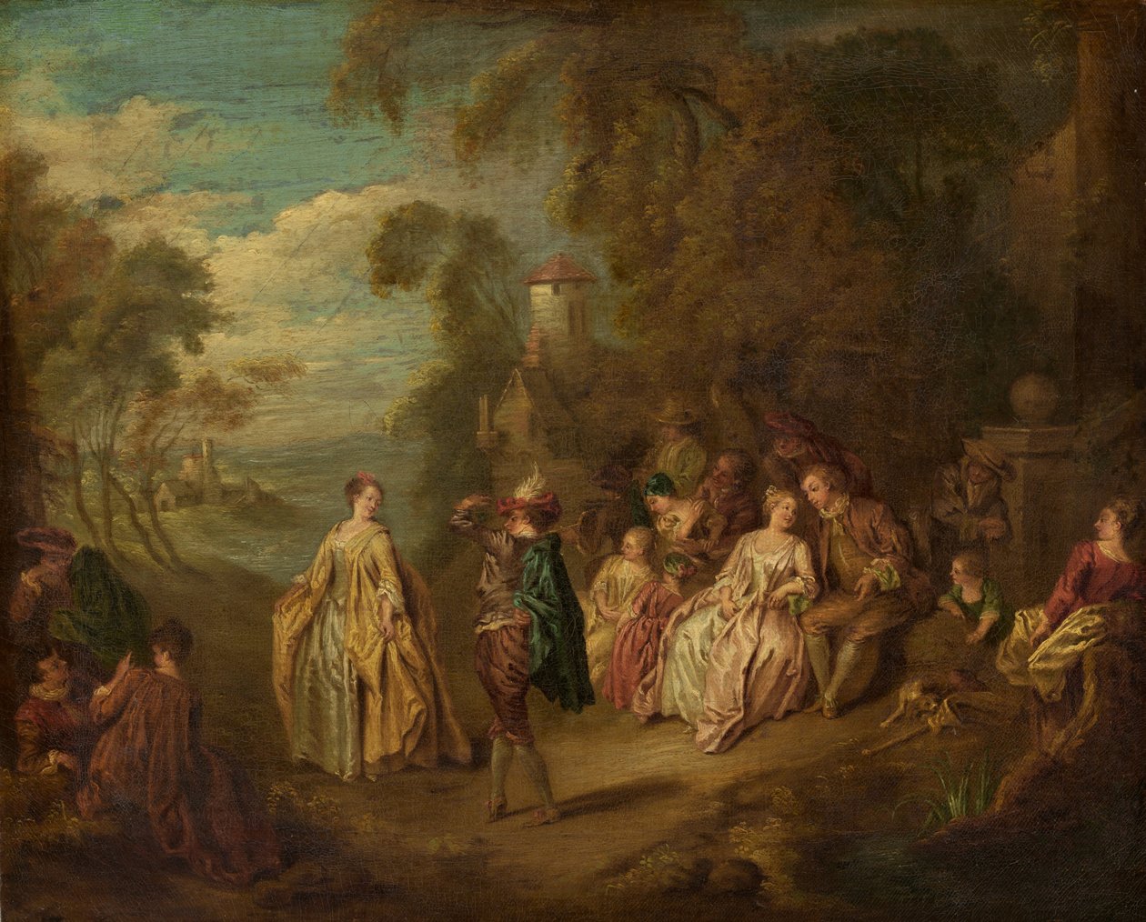 Fête Champêtre door Jean Baptiste Pater