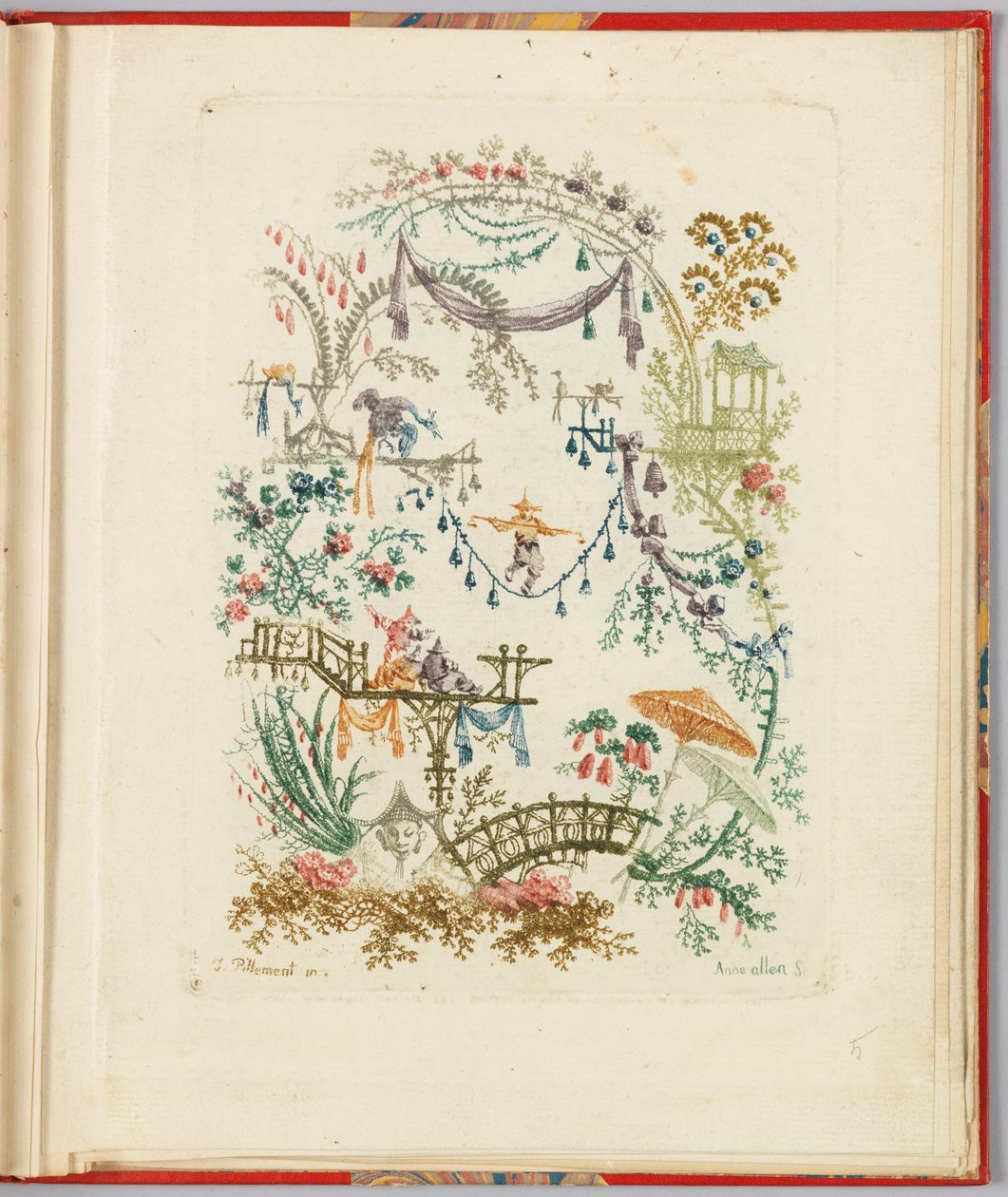 Ornamentontwerp uit "Nouvelle suite de cahiers chinois a l