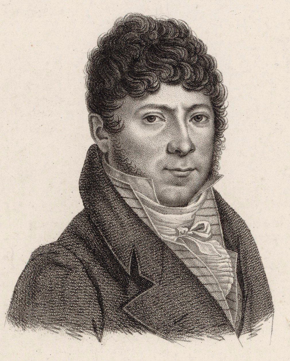 Portret van de violist en componist Philippe Libon 1775-1838 door Jean Baptiste Ponce Lambert