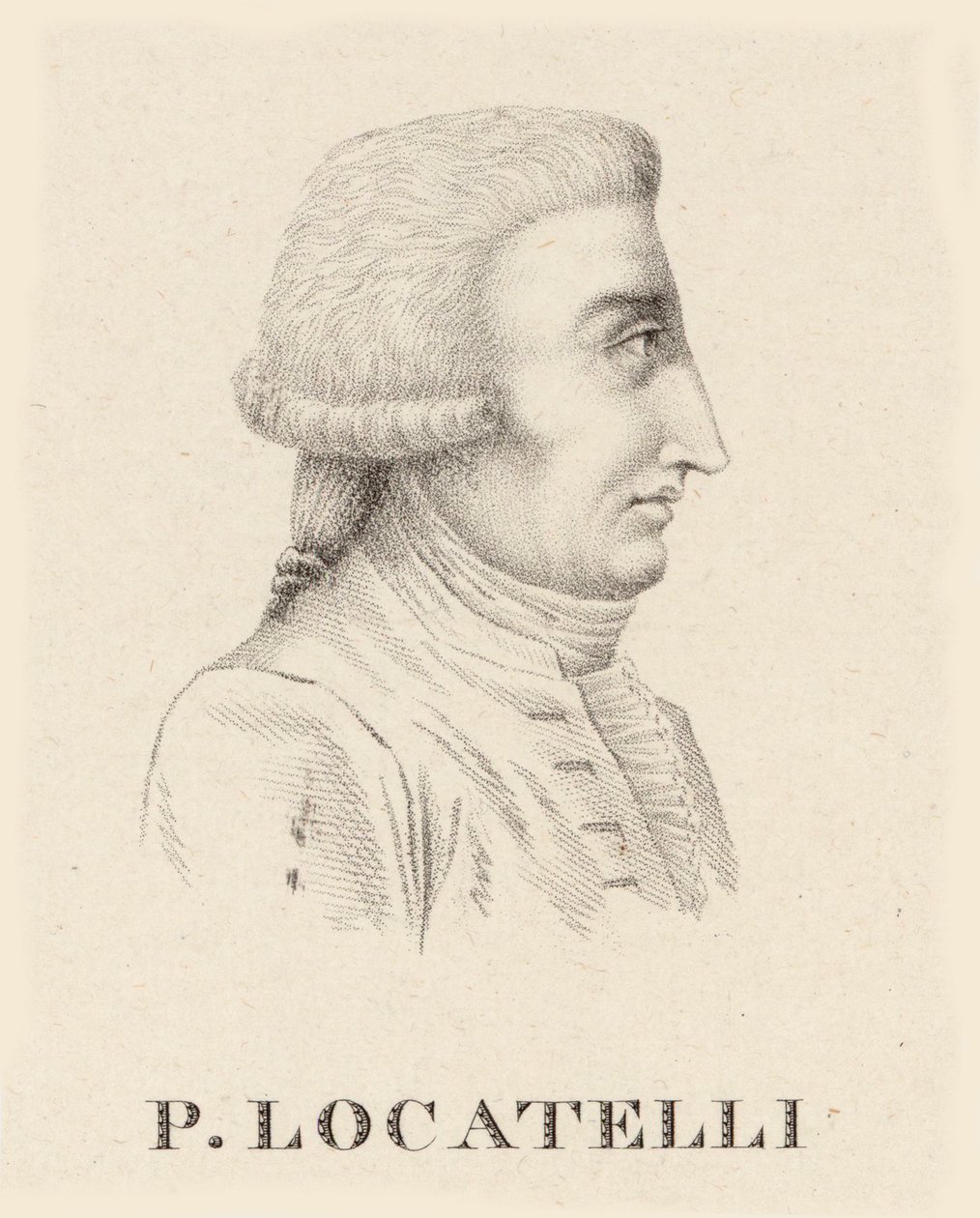 Portret van de violist en componist Pietro Antonio Locatelli 1695-1764 door Jean Baptiste Ponce Lambert